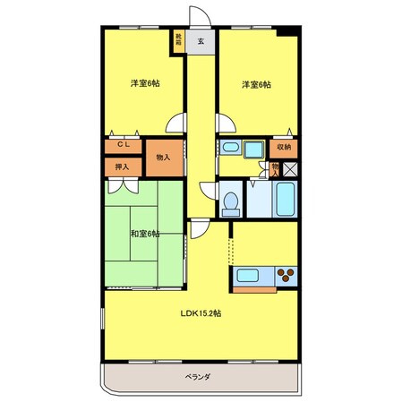 ラフィネの物件間取画像